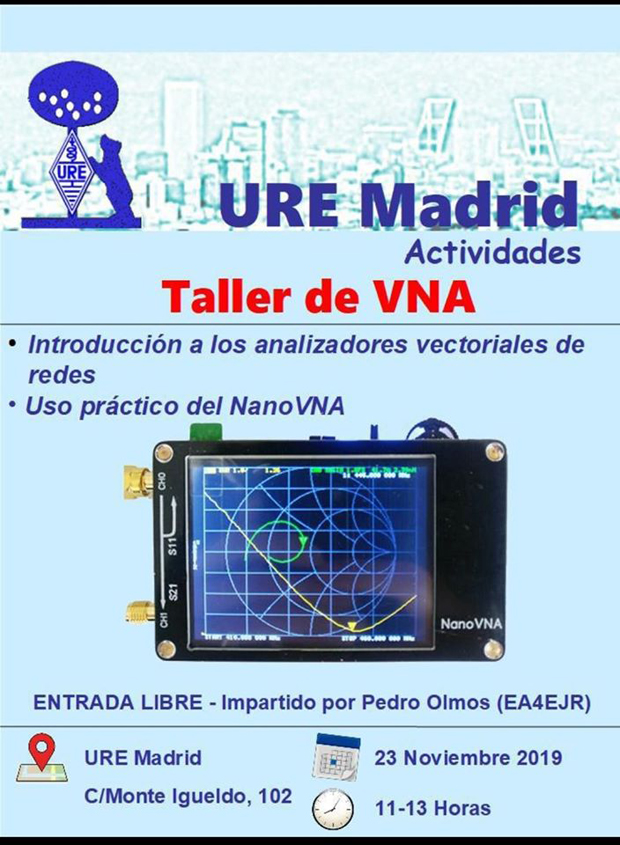Imagen destacada: Invitación a charla sobre VNA por Pedro Olmos – EA4EJR