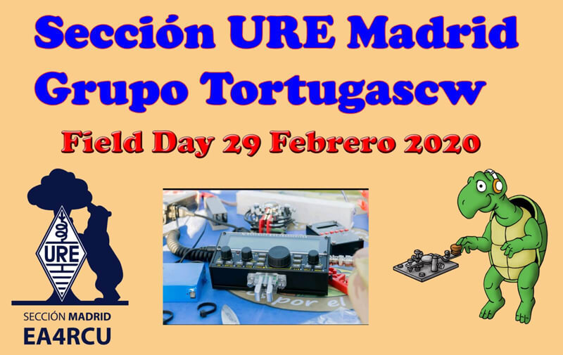 Imagen destacada: Tortugas CW Field Day – 29 Febrero de 2020