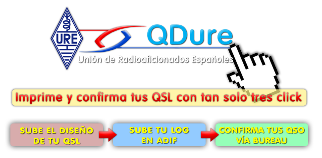 Acceder al servicio QSL de URE