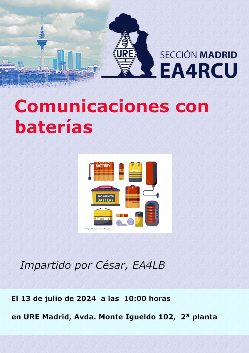 Imagen destacada: Comunicaciones con baterías